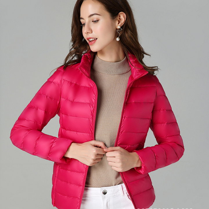 Amaris | Ultralight White Duck Down Jacket
