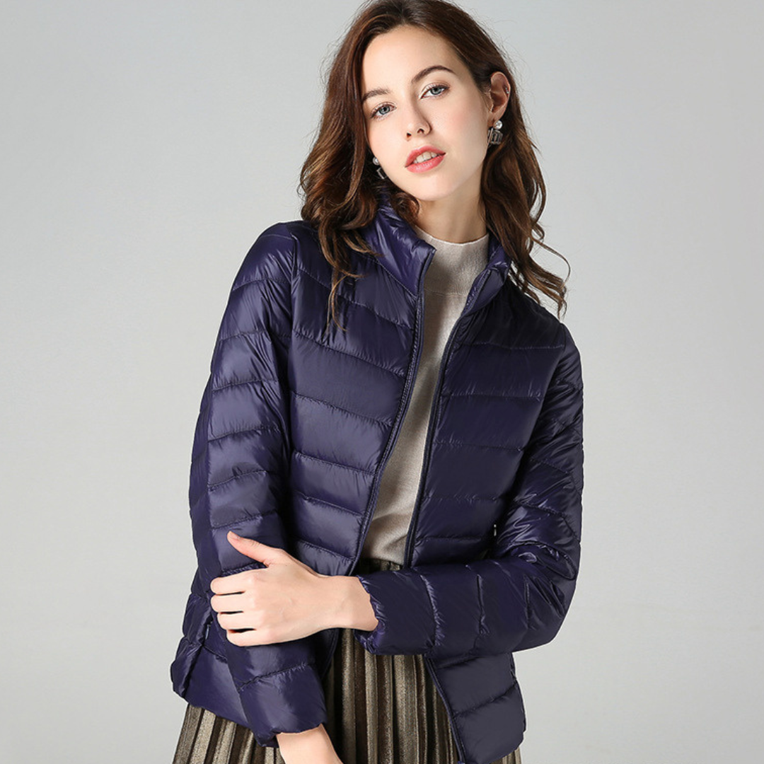 Amaris | Ultralight White Duck Down Jacket