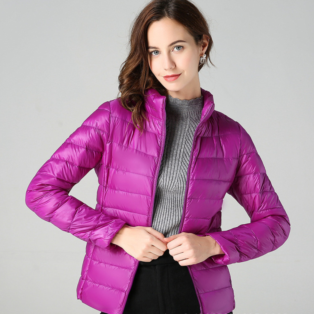 Amaris | Ultralight White Duck Down Jacket