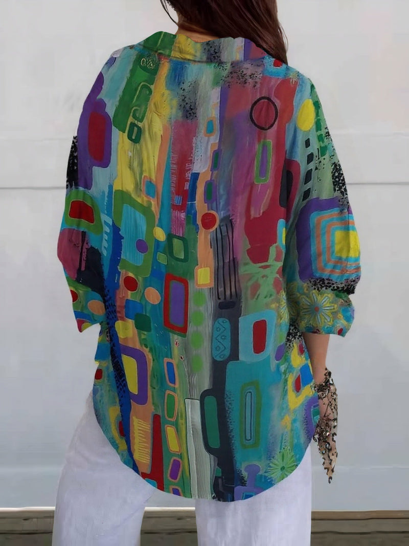 Charlotte | Stylish Multicolored Blouse