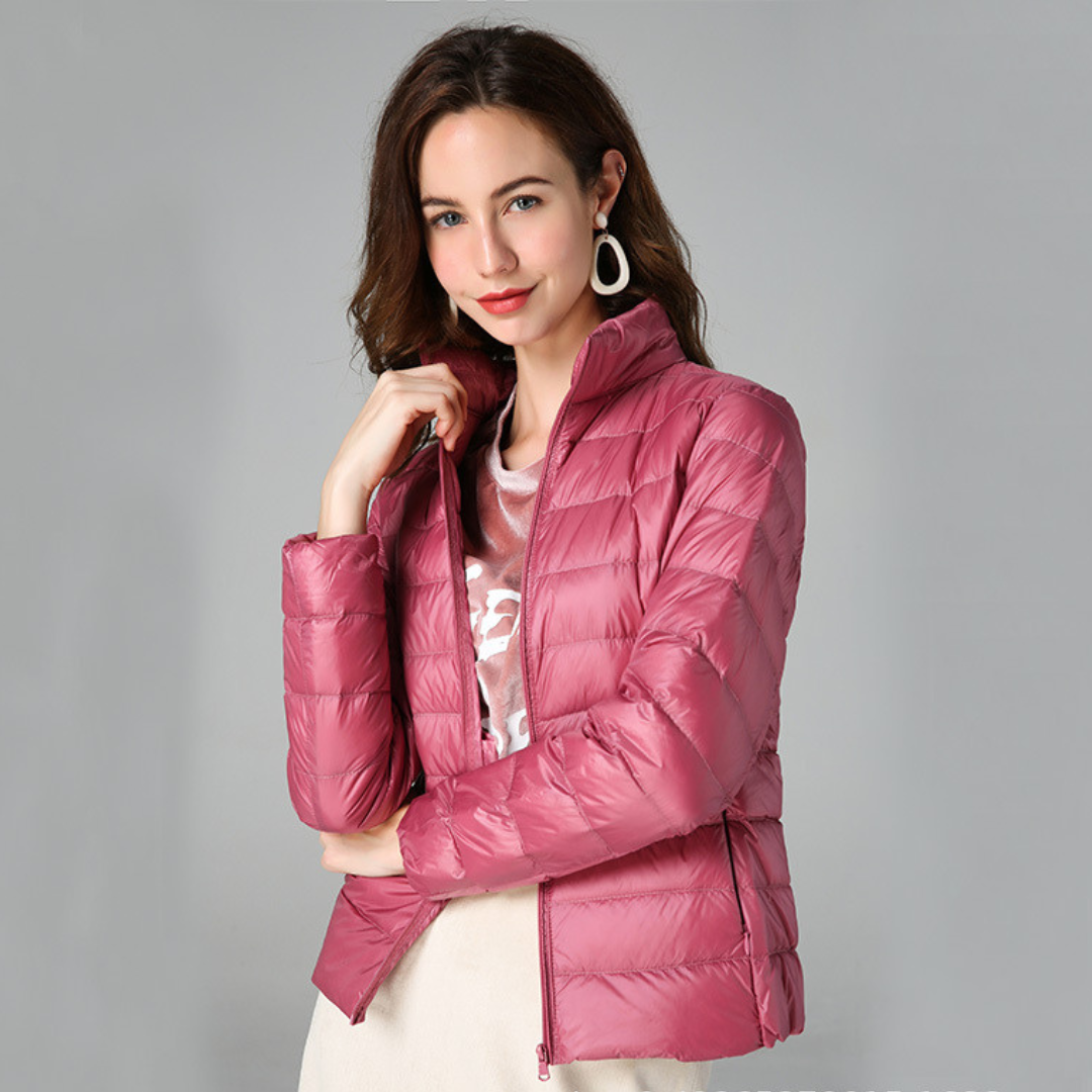Amaris | Ultralight White Duck Down Jacket