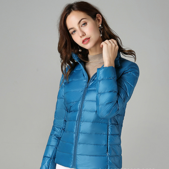 Amaris | Ultralight White Duck Down Jacket