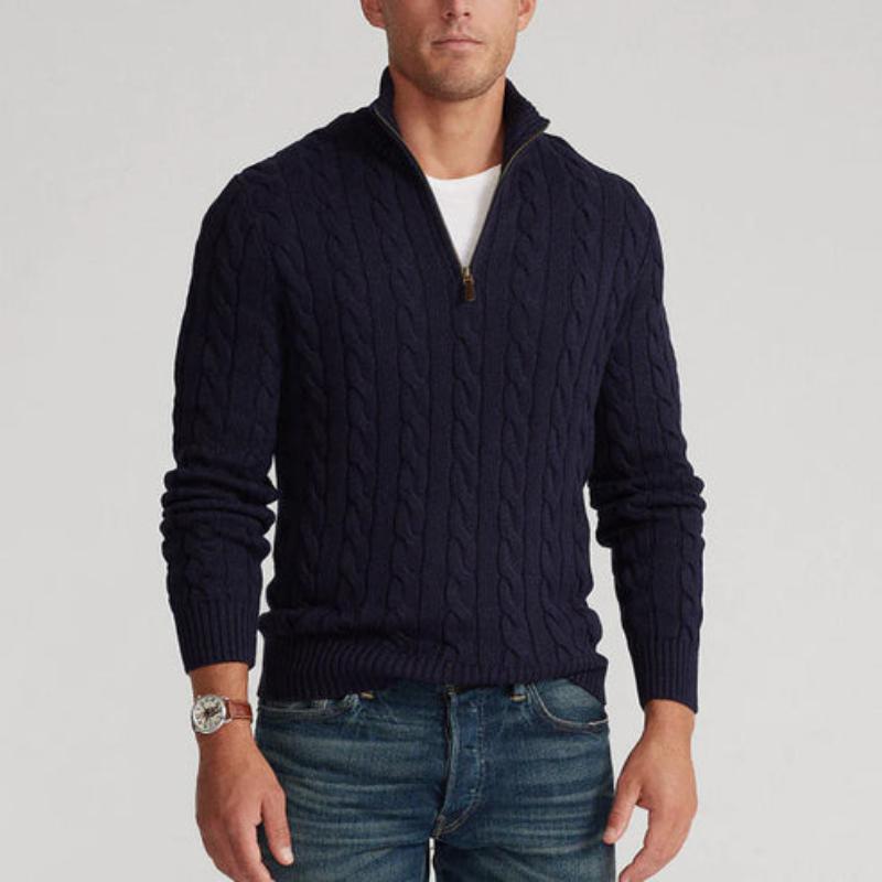 Nicolas | Old Money Style Half-Zip Sweater