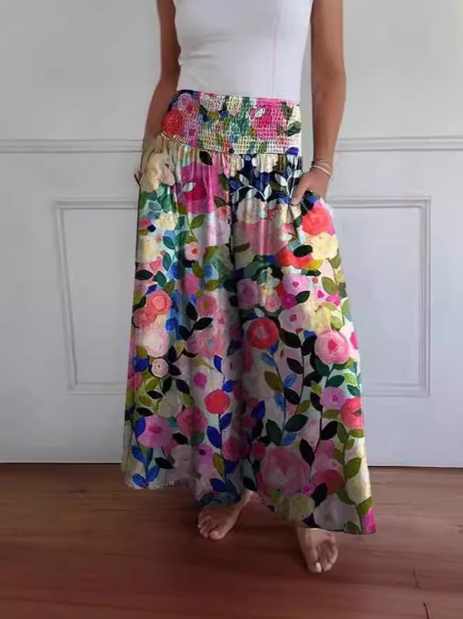 Shirma | Elegant wide Long Skirt