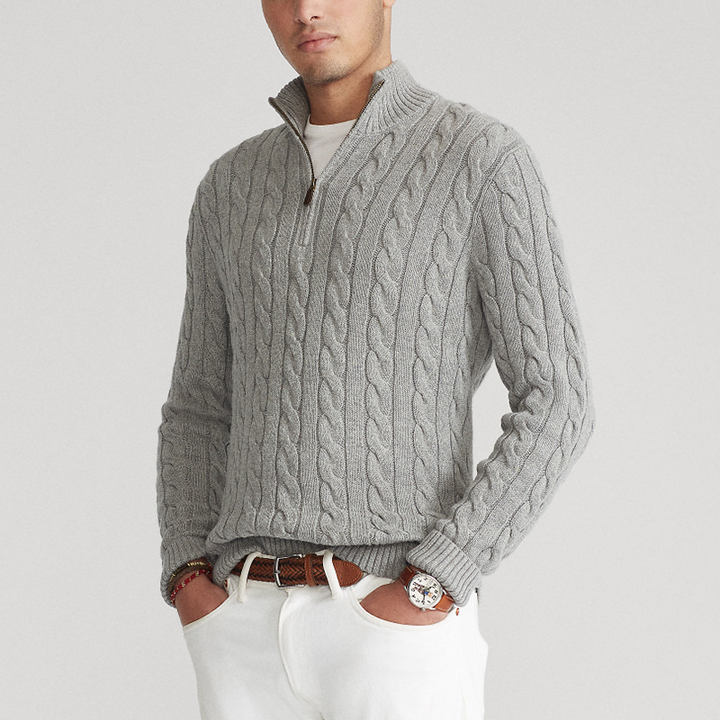 Nicolas | Old Money Style Half-Zip Sweater