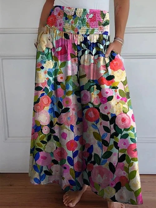 Shirma | Elegant wide Long Skirt