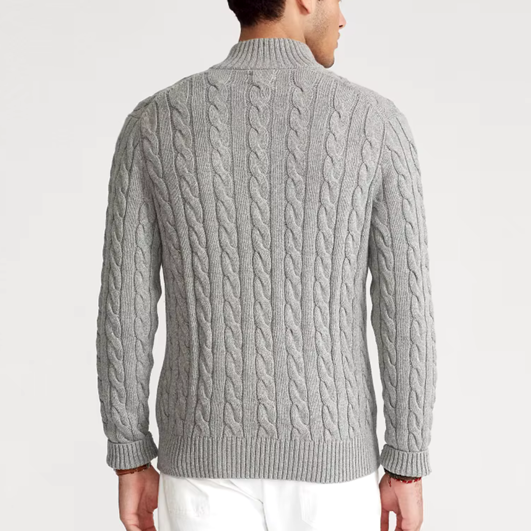 Nicolas | Old Money Style Half-Zip Sweater