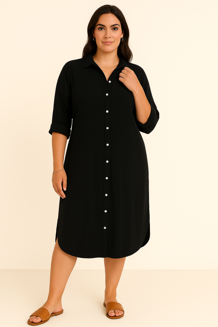 Allegra - Stylish Relaxed Shirt Dress