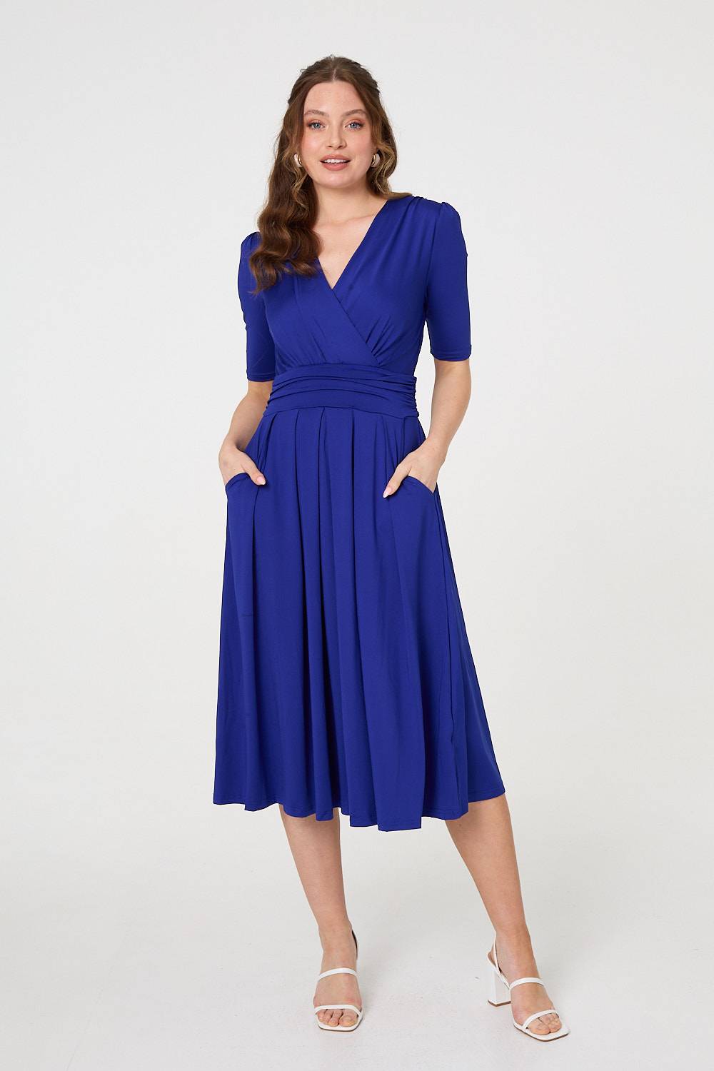 Lilly - Waist Jersey Wrap Dress
