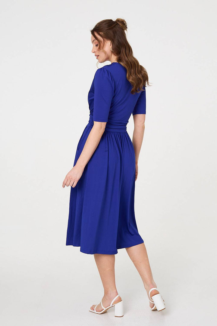 Lilly - Waist Jersey Wrap Dress
