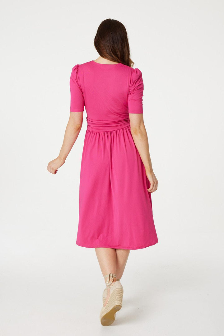 Lilly - Waist Jersey Wrap Dress