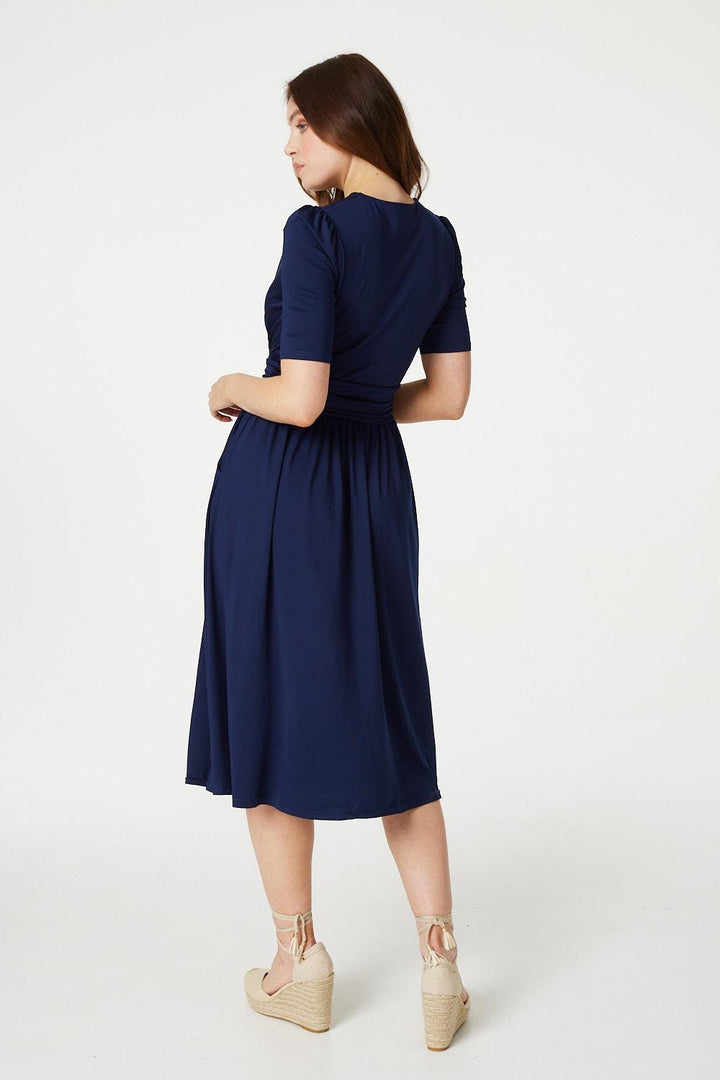 Lilly - Waist Jersey Wrap Dress