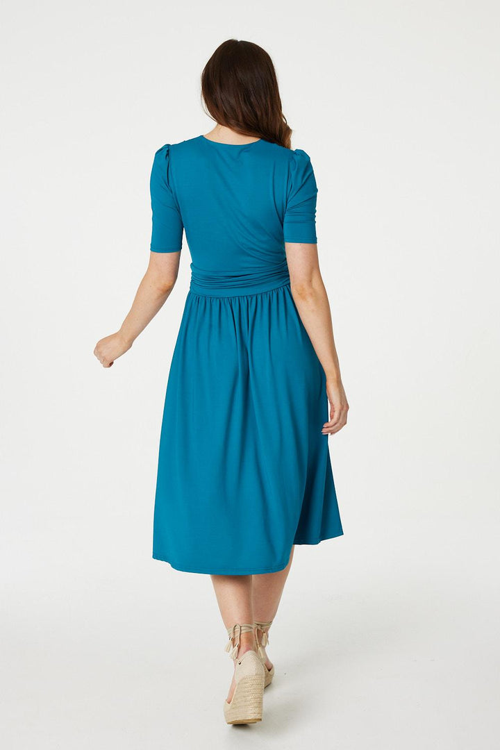 Lilly - Waist Jersey Wrap Dress