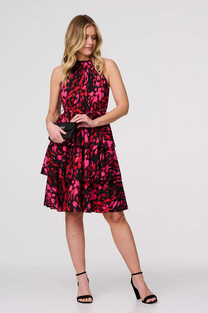Ivy - Halter Neck Tiered Dress