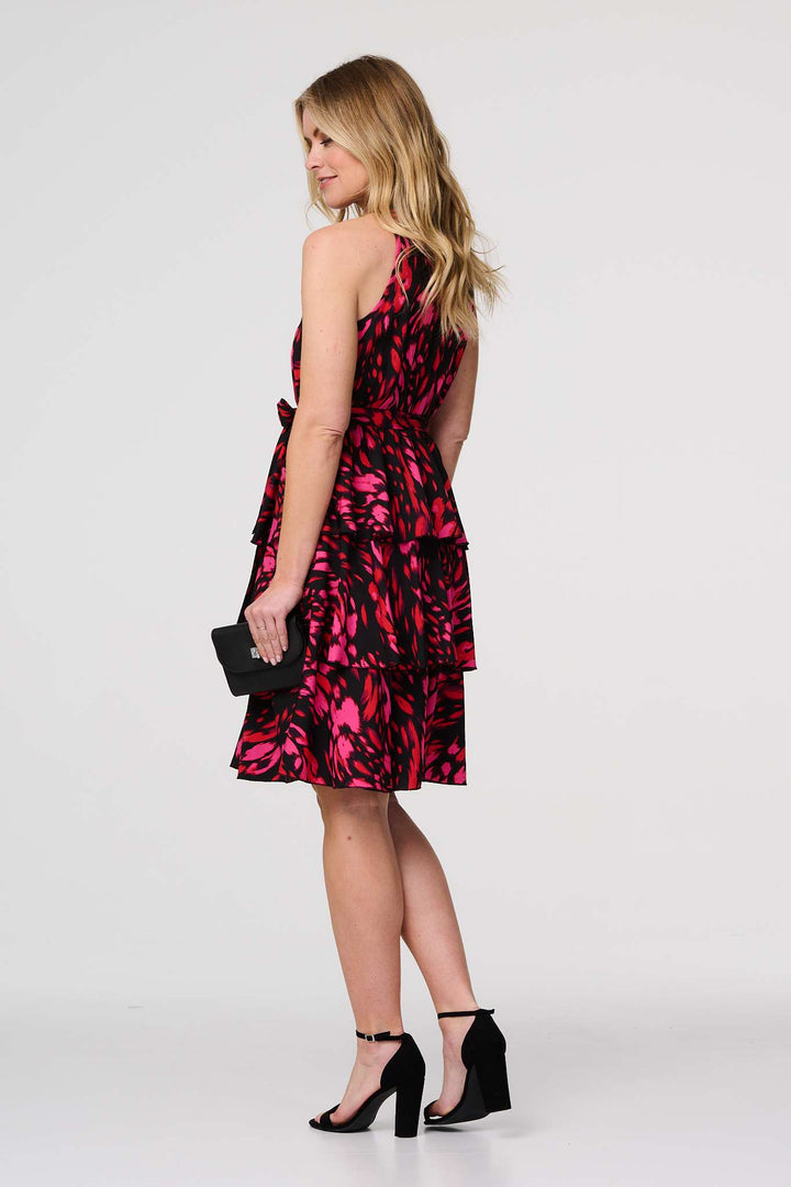 Ivy - Halter Neck Tiered Dress