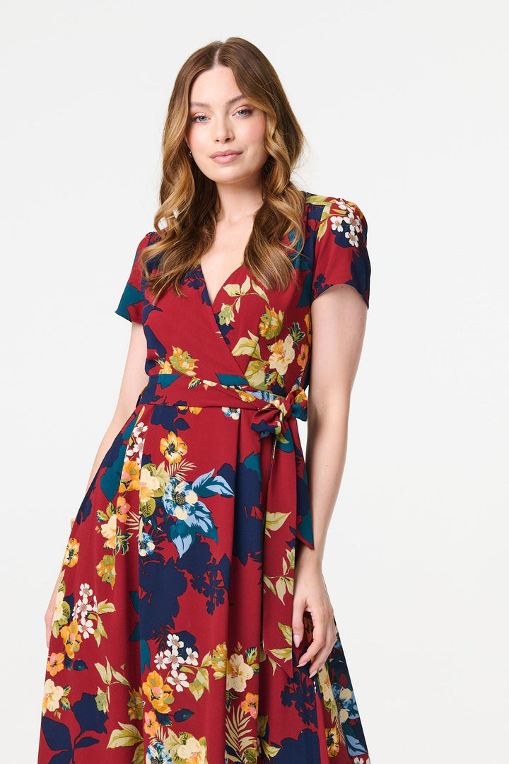 Zara - High Low Wrap Maxi Dress