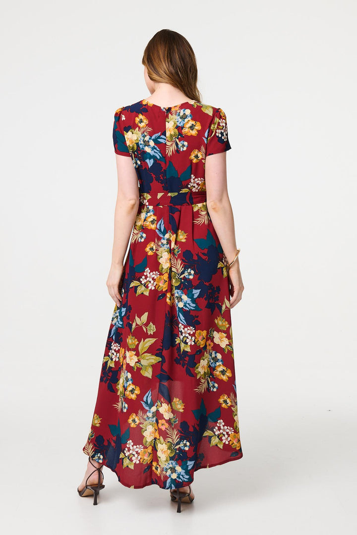 Zara - High Low Wrap Maxi Dress