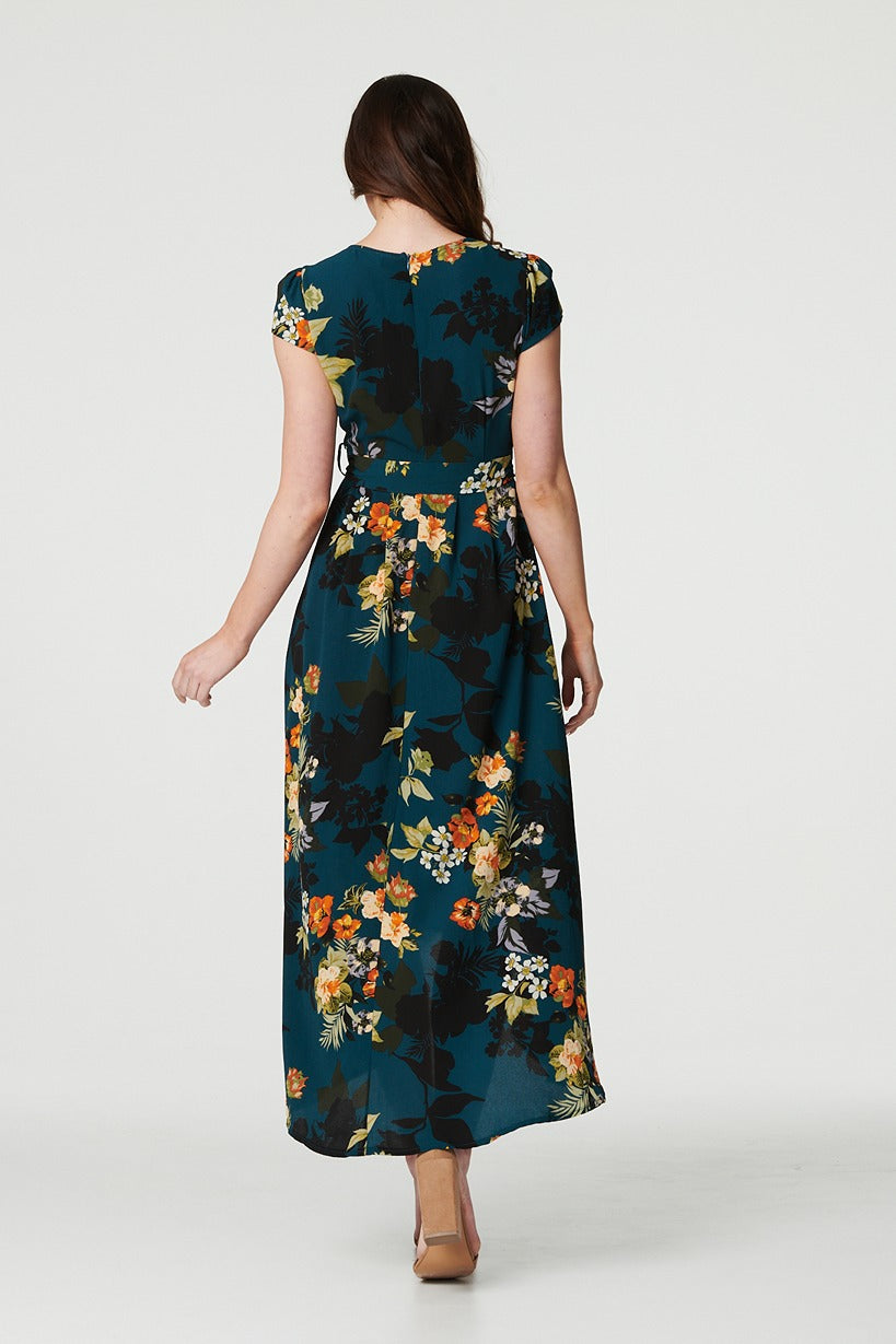 Zara - High Low Wrap Maxi Dress