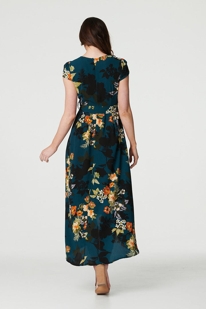 Zara - High Low Wrap Maxi Dress