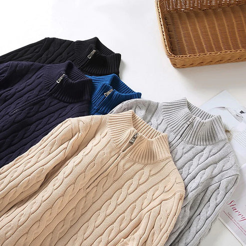 Nicolas | Old Money Style Half-Zip Sweater