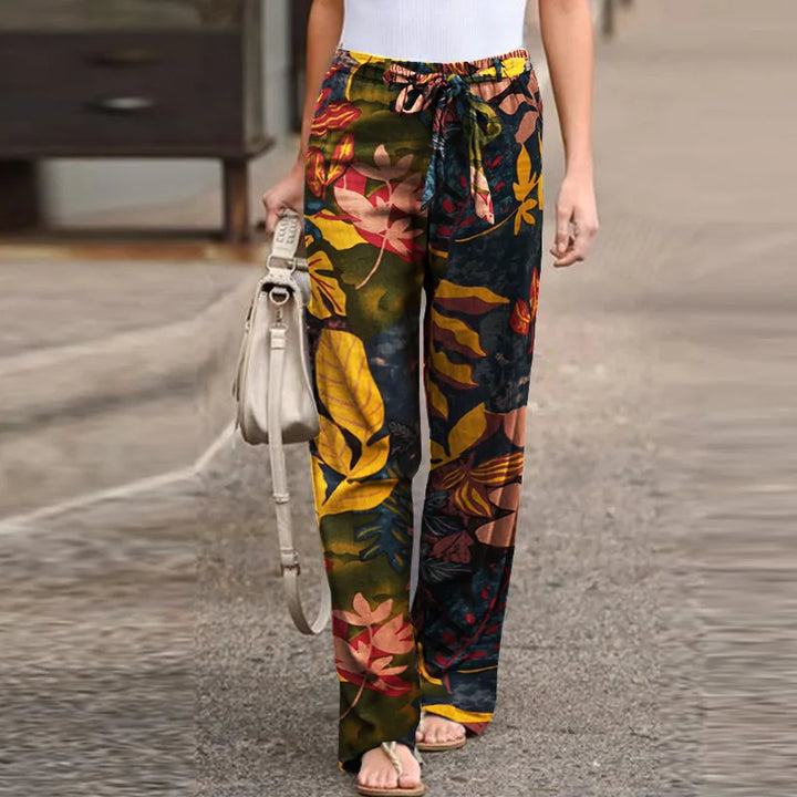 Leilani | Relaxed Floral Wide-Leg Pants