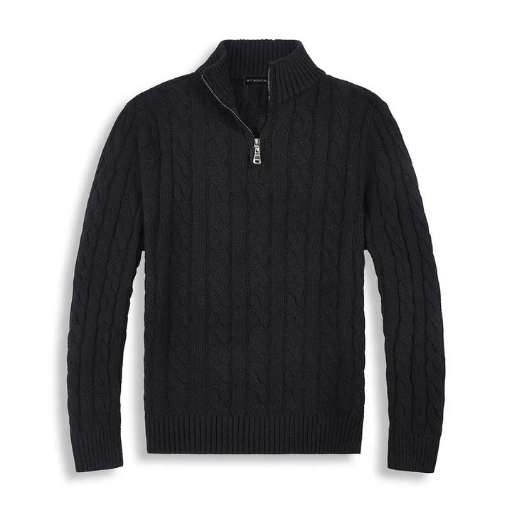 Nicolas | Old Money Style Half-Zip Sweater