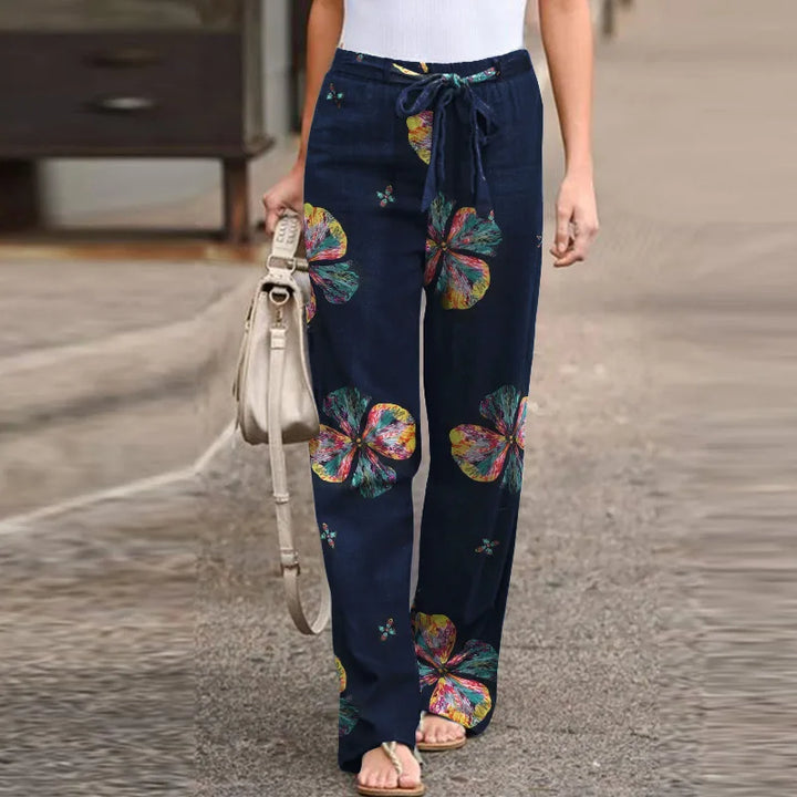 Leilani | Relaxed Floral Wide-Leg Pants