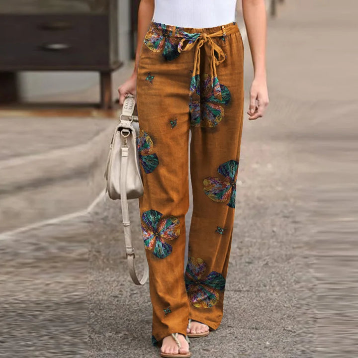 Leilani | Relaxed Floral Wide-Leg Pants