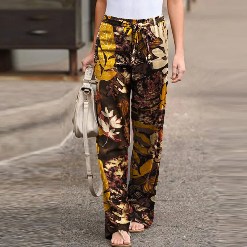 Leilani | Relaxed Floral Wide-Leg Pants