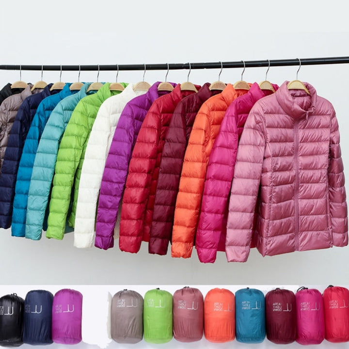 Amaris | Ultralight White Duck Down Jacket