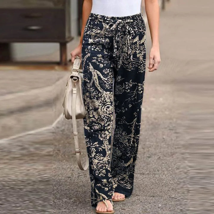 Leilani | Relaxed Floral Wide-Leg Pants