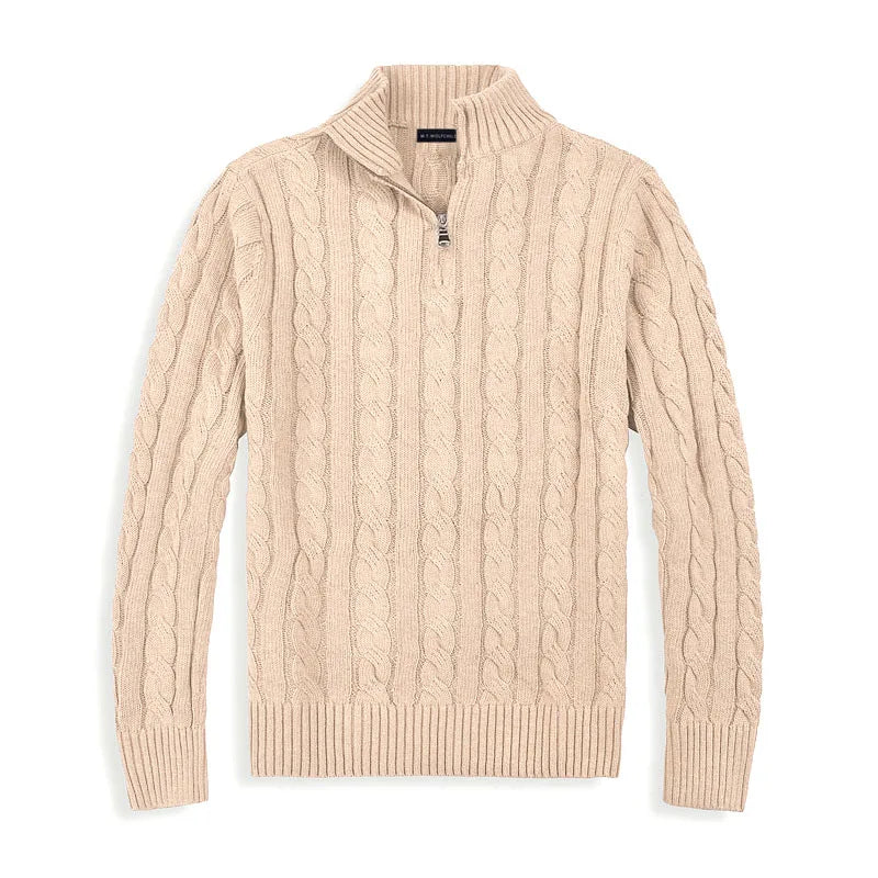 Nicolas | Old Money Style Half-Zip Sweater