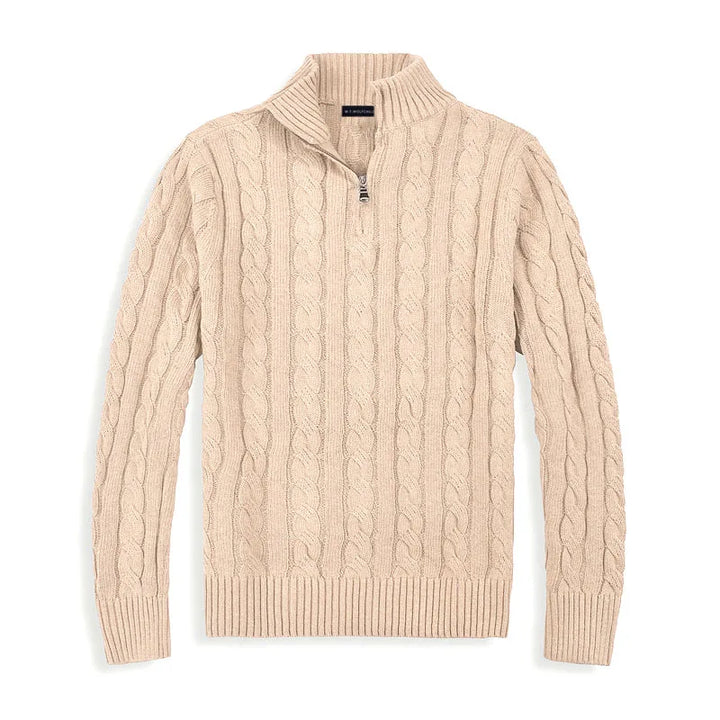 Nicolas | Old Money Style Half-Zip Sweater