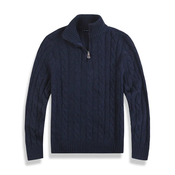Nicolas | Old Money Style Half-Zip Sweater