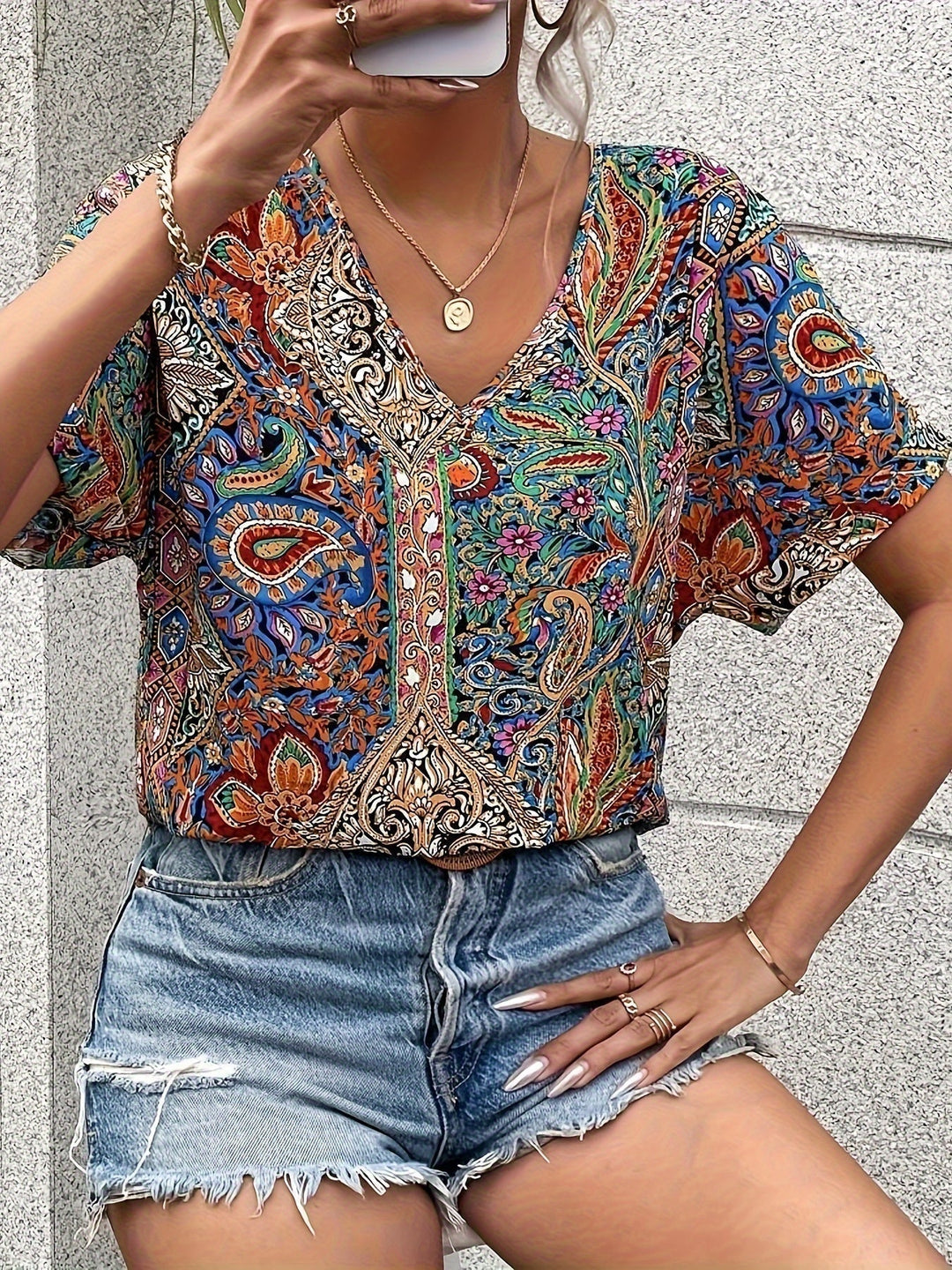 Abagail | Summer Floral Blouse