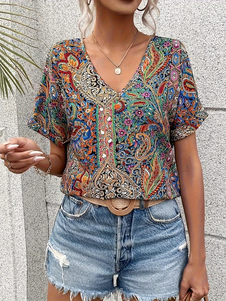 Abagail | Summer Floral Blouse