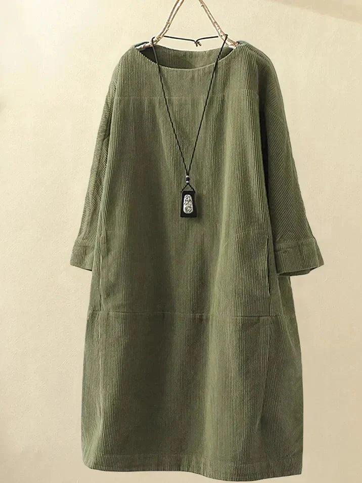 Elvena - Relaxed Fit Midi Dress