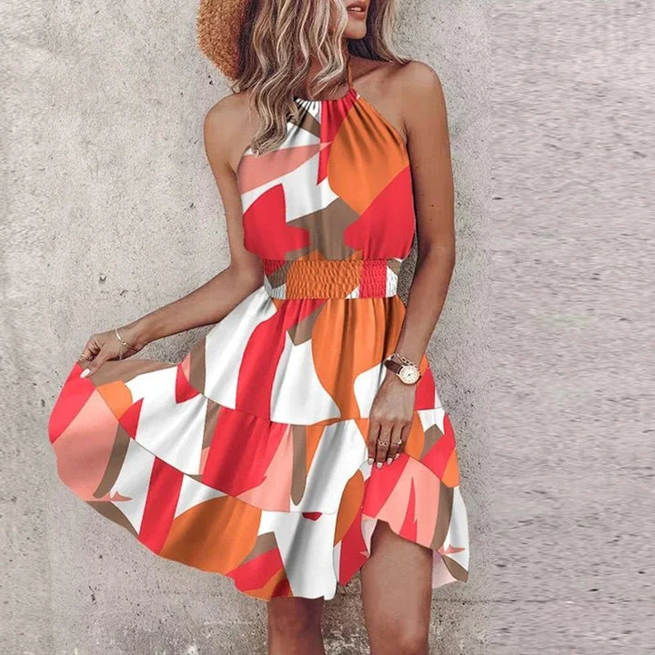 Selene - Chic Halter Dress