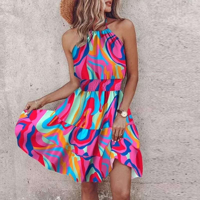 Selene - Chic Halter Dress