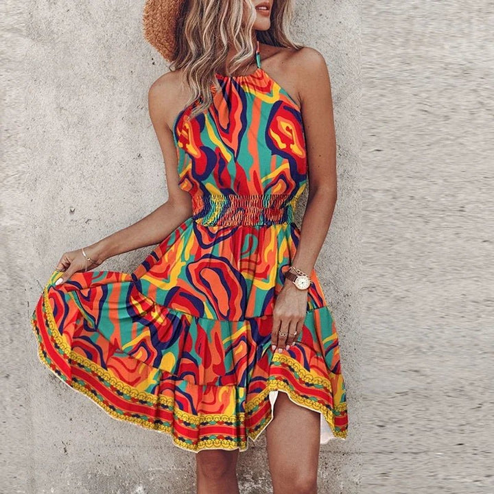 Selene - Chic Halter Dress