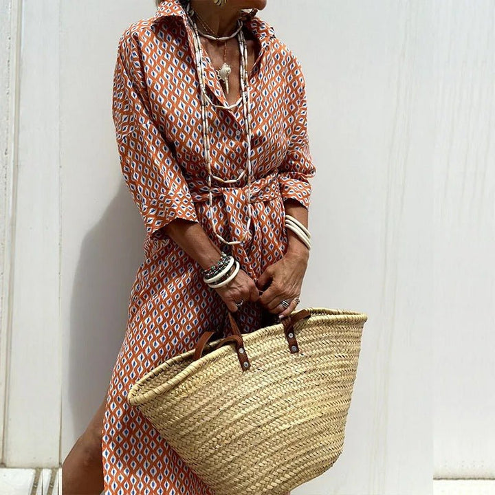 Colbie - Urban Striped Women’s Shirt Dress