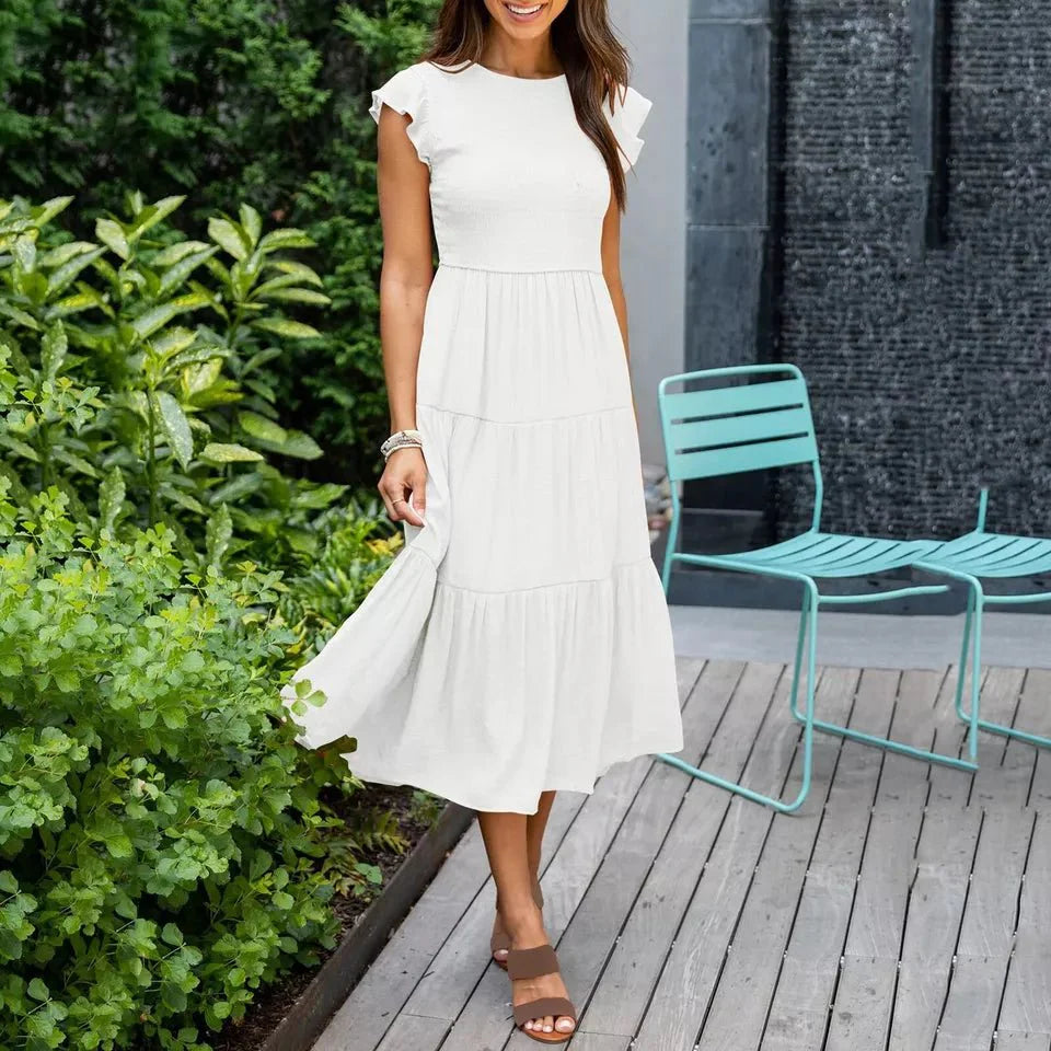 July - Elegant Maxi Dress with Figure-Flattering Fit