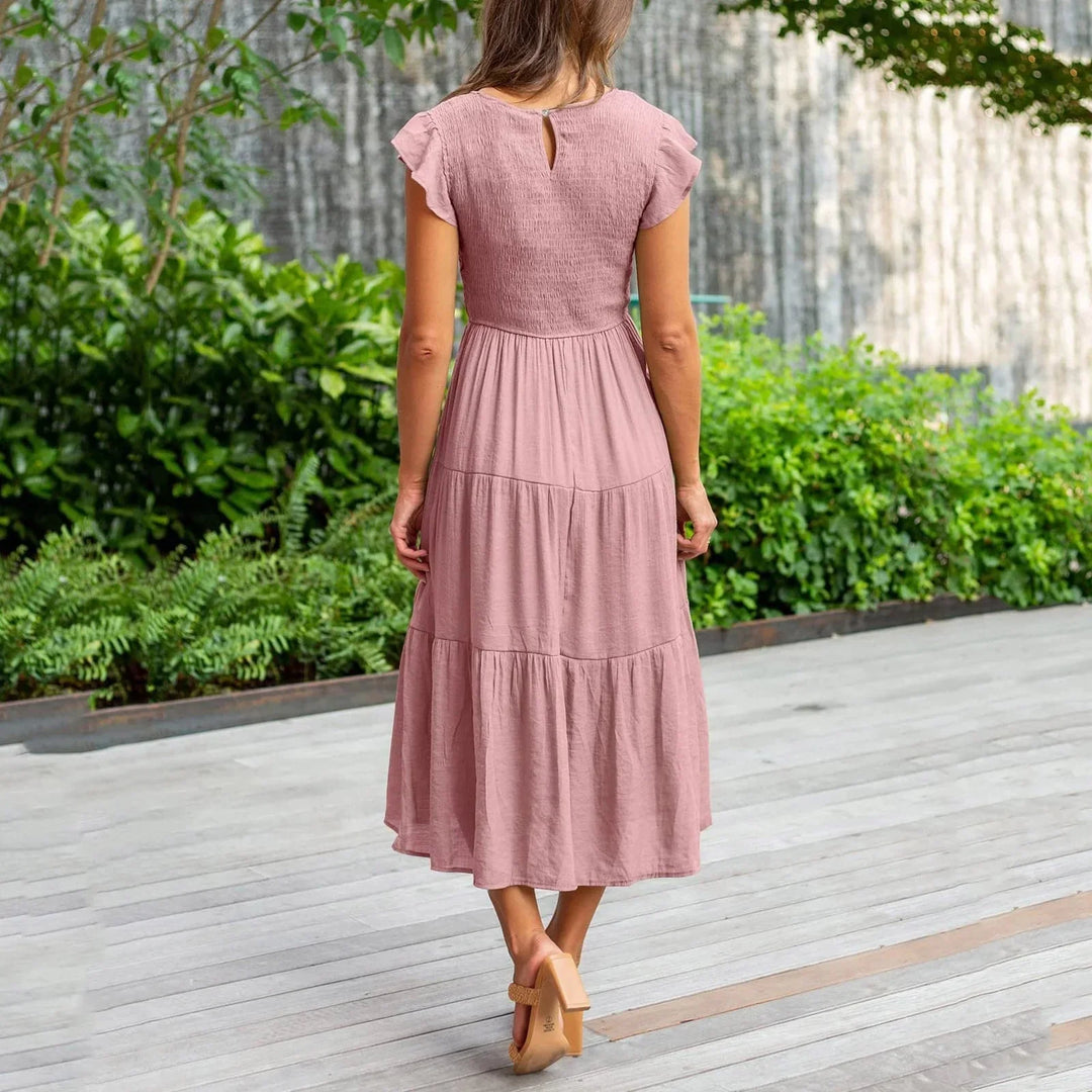 July - Elegant Maxi Dress with Figure-Flattering Fit