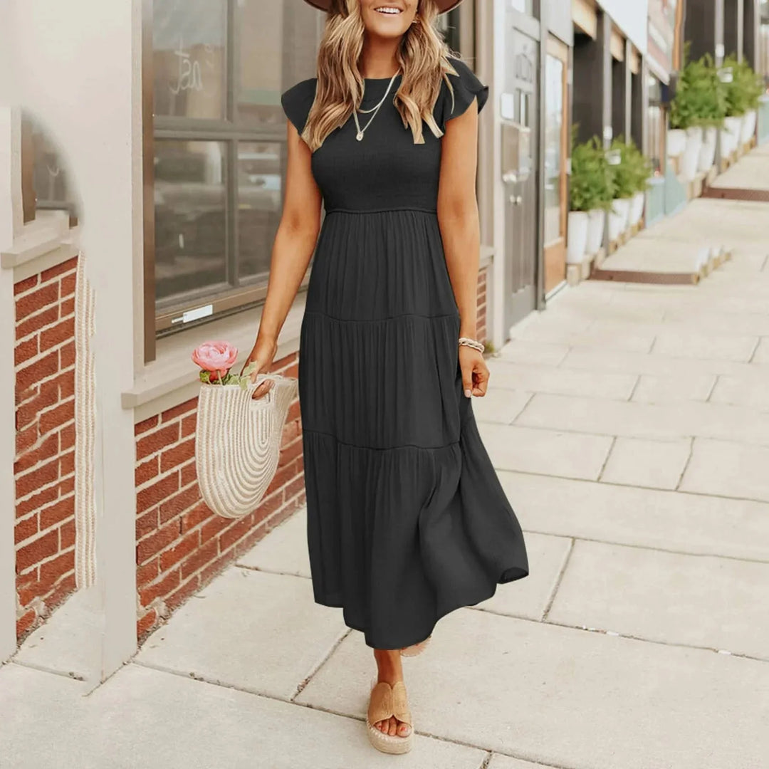 July - Elegant Maxi Dress with Figure-Flattering Fit
