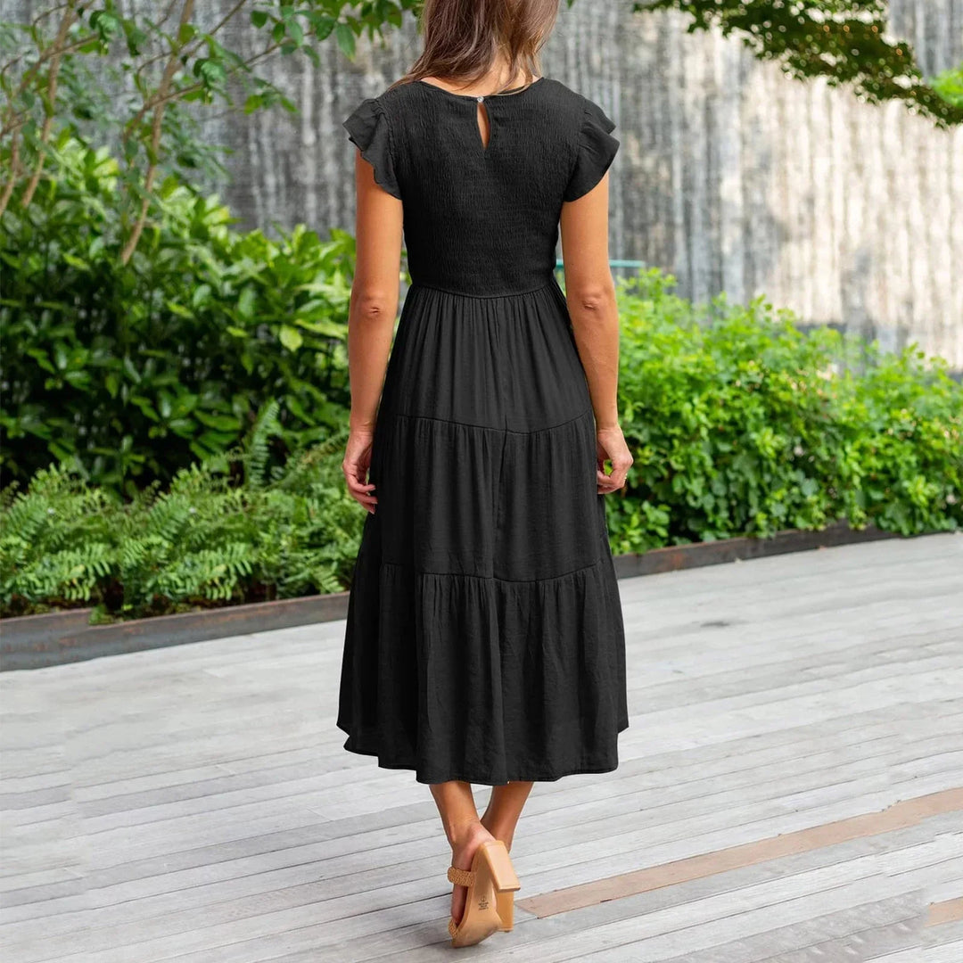 July - Elegant Maxi Dress with Figure-Flattering Fit