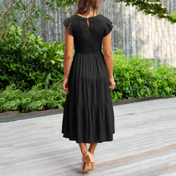 July - Elegant Maxi Dress with Figure-Flattering Fit