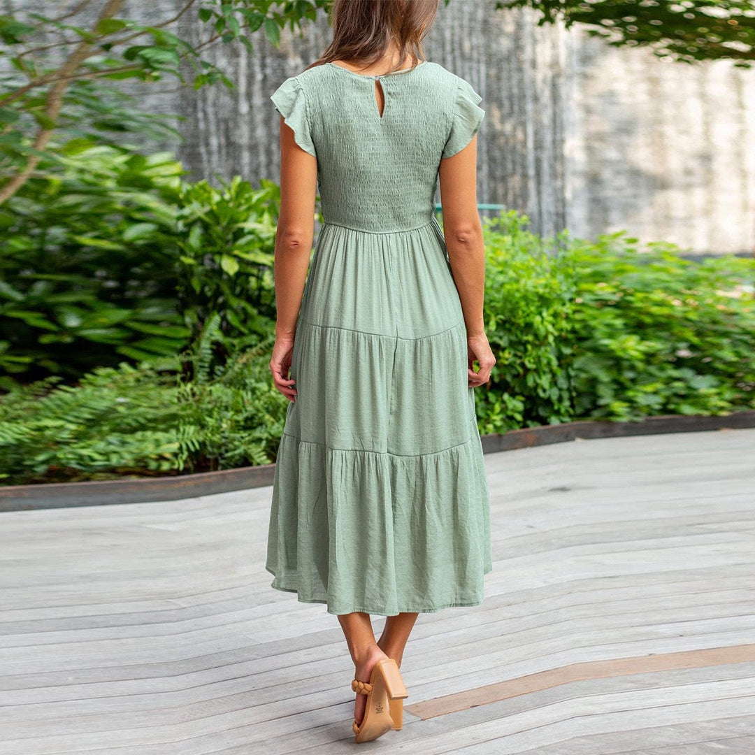 July - Elegant Maxi Dress with Figure-Flattering Fit