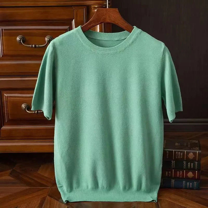 Hendrick™ | Faux Cashmere Short Sleeve T-shirt