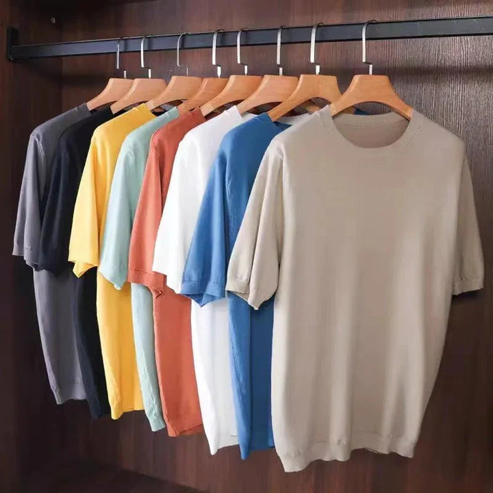 Hendrick™ | Faux Cashmere Short Sleeve T-shirt