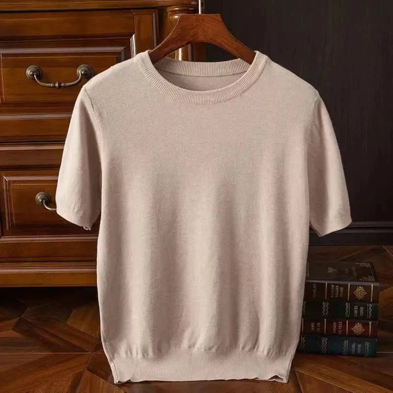 Hendrick™ | Faux Cashmere Short Sleeve T-shirt